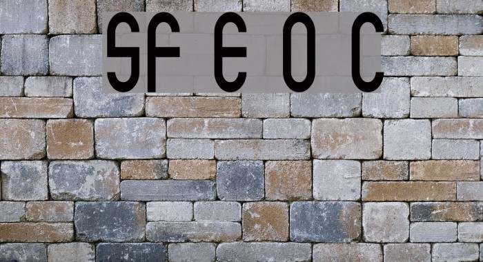 SF Eccentric Opus Condensed Font examples