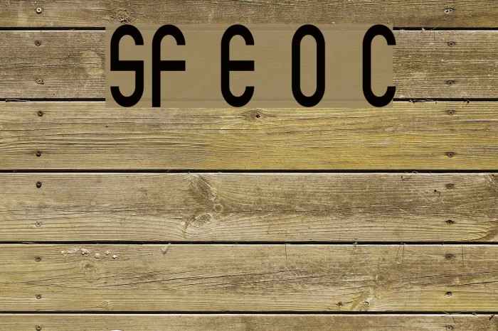 SF Eccentric Opus Condensed Font examples