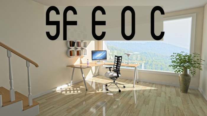 SF Eccentric Opus Condensed Font examples