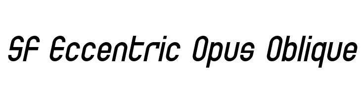 SF Eccentric Opus Oblique  لخطوط تنزيل
