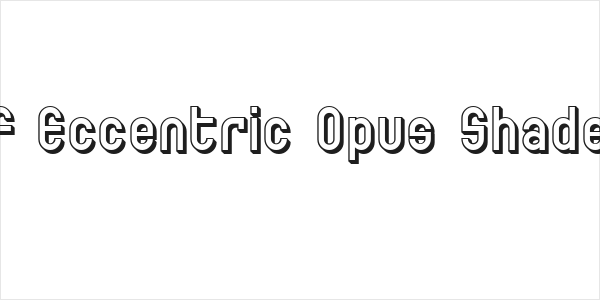 SF Eccentric Opus Shaded Logo