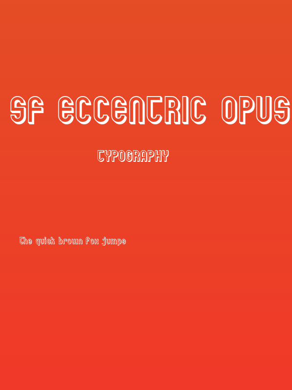 SF Eccentric Opus Shaded Poster