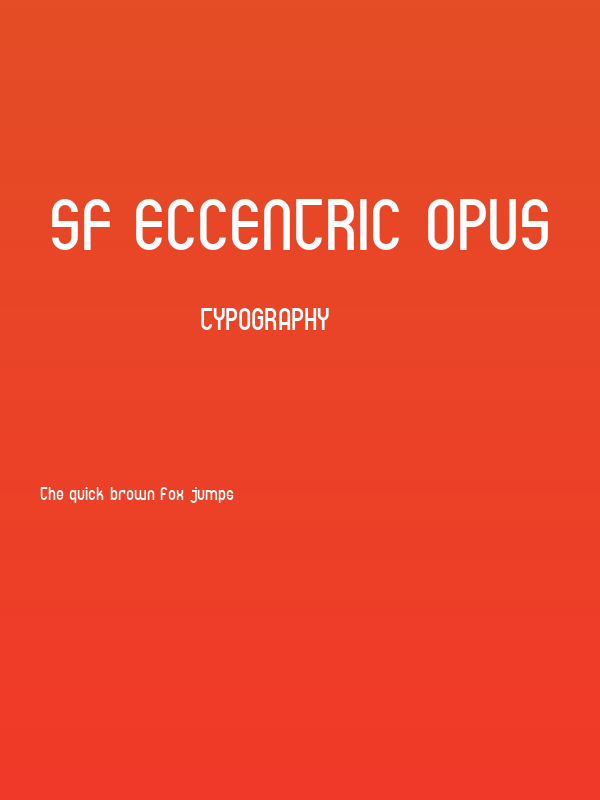SF Eccentric Opus Poster