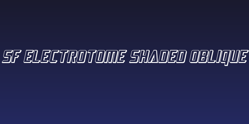 SF Electrotome Shaded Oblique Social Header