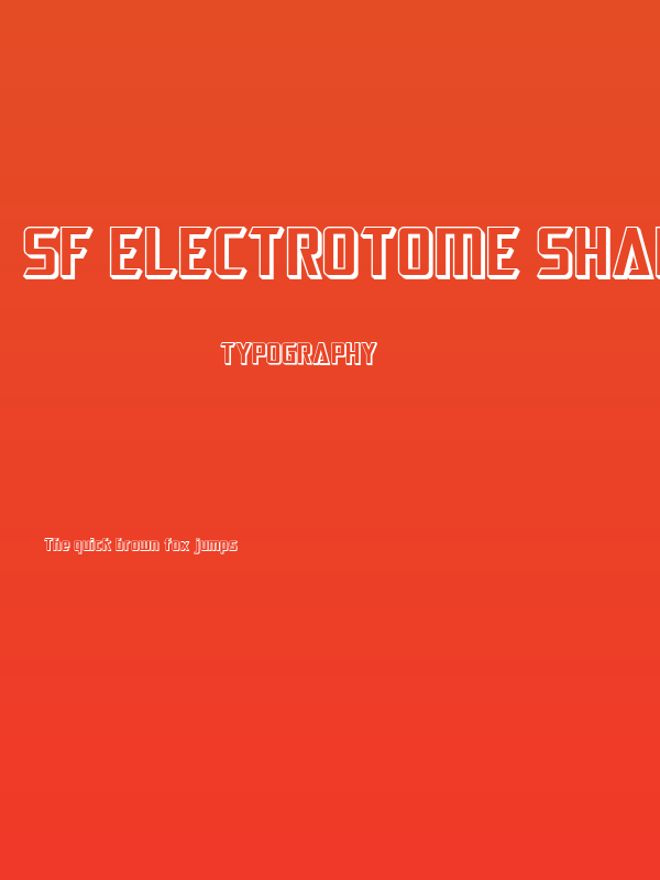 SF Electrotome Shaded Poster