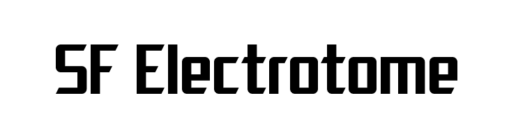 SF Electrotome  Free Fonts Download