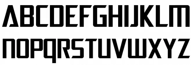 SF Electrotome フォント 大文字