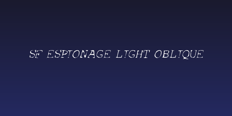 SF Espionage Light Oblique Social Header