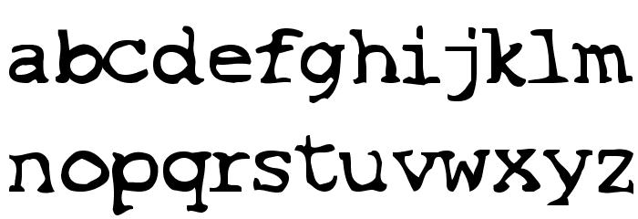 SF Espionage Medium Font LOWERCASE