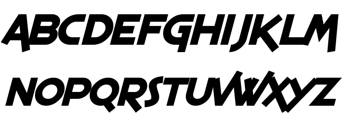 SF Espresso Shack Bold Italic Font LOWERCASE