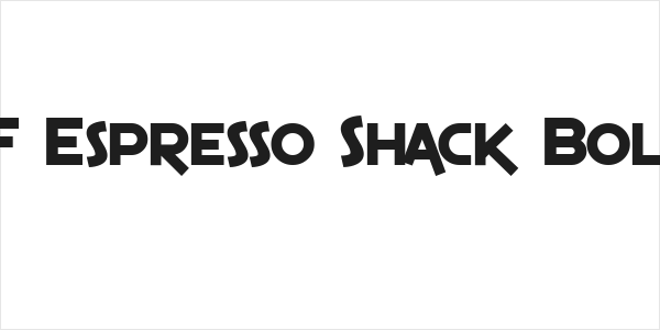 SF Espresso Shack Bold Logo