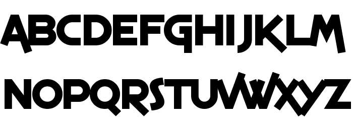 SF Espresso Shack Bold Font LOWERCASE