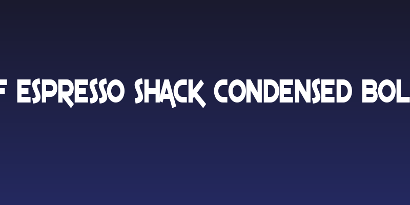 SF Espresso Shack Condensed Bold Social Header