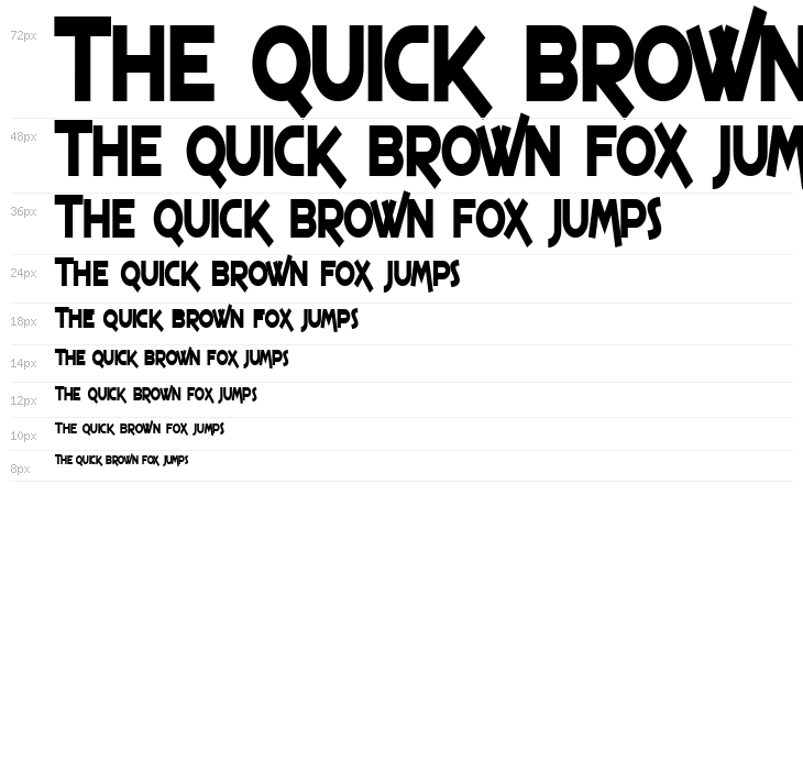 SF Espresso Shack Condensed Bold Waterfall