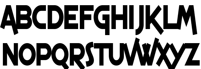 SF Espresso Shack Condensed Bold Font LOWERCASE