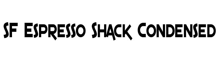 SF Espresso Shack Condensed  لخطوط تنزيل