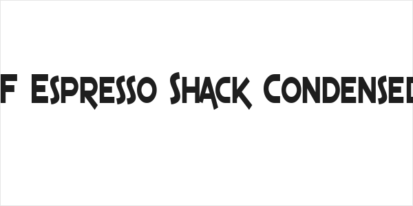 SF Espresso Shack Condensed Logo