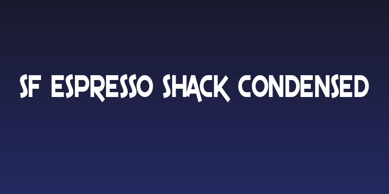 SF Espresso Shack Condensed Social Header