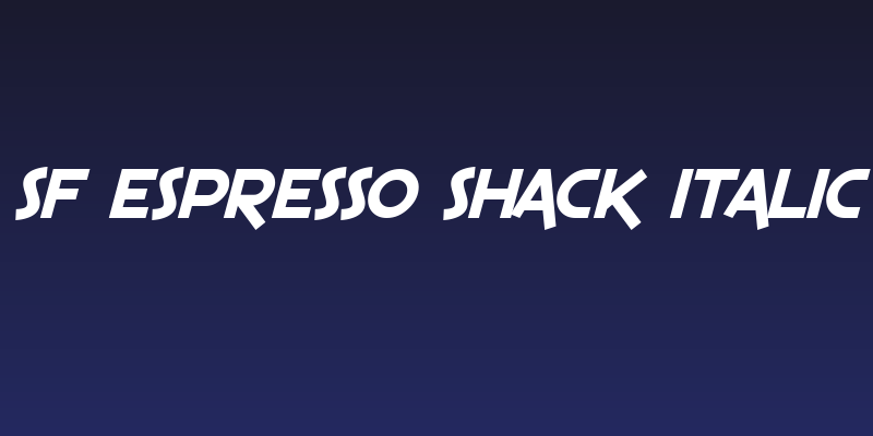 SF Espresso Shack Italic Social Header