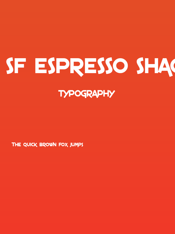 SF Espresso Shack Poster