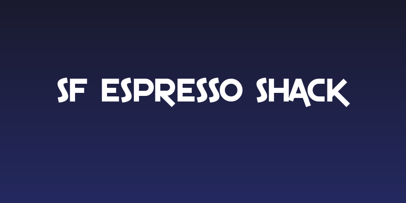 SF Espresso Shack Social Header