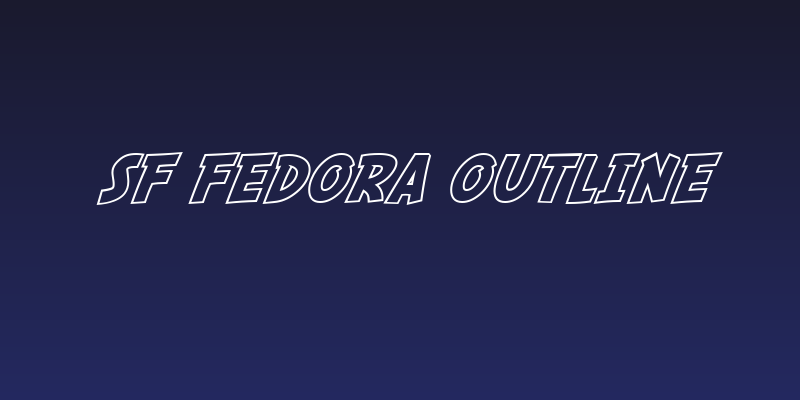SF Fedora Outline Social Header