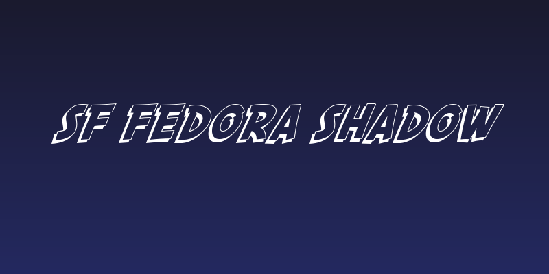 SF Fedora Shadow Social Header