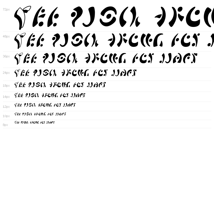 SF Fedora Symbols Waterfall