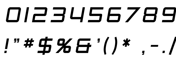 SF Fedora Titles Italic Font OTHER CHARS