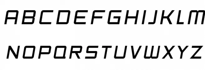 SF Fedora Titles Italic 字体 大写