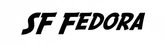 SF Fedora  Fuentes Gratis Descargar