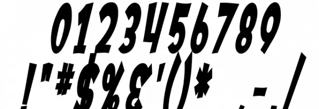 SF Ferretopia Bold Oblique Font OTHER CHARS