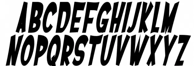 SF Ferretopia Bold Oblique फ़ॉन्ट लोअरकेस