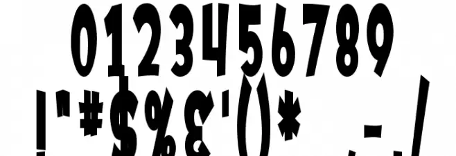 SF Ferretopia Bold Fonte OUTROS PERSONAGENS