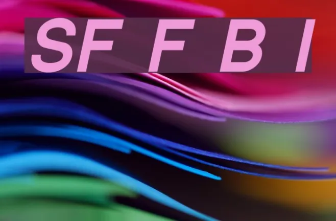 SF Florencesans Black Italic Example 2