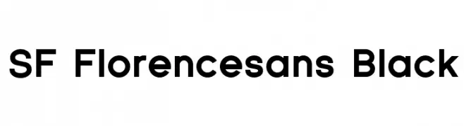 SF Florencesans Black  Frei Schriftart Herunterladen