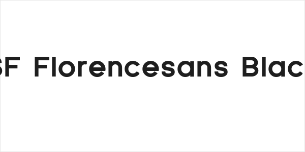 SF Florencesans Black Logo