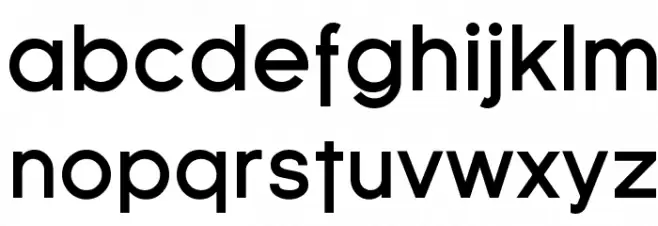 SF Florencesans Bold Font LOWERCASE