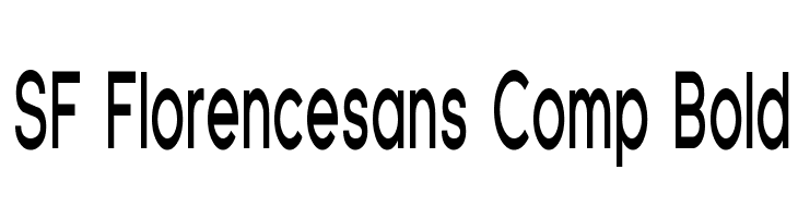 SF Florencesans Comp Bold Font