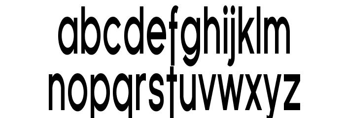 SF Florencesans Comp Bold Font LOWERCASE