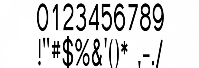 SF Florencesans Comp Font OTHER CHARS