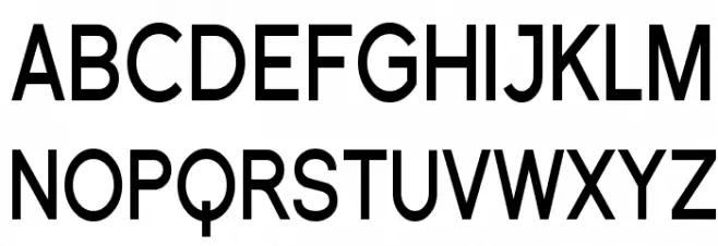 SF Florencesans Cond Bold Schriftart Groß