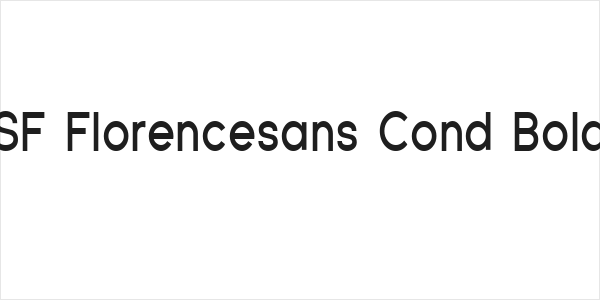 SF Florencesans Cond Bold Logo