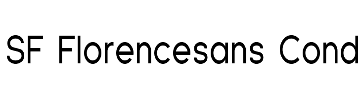SF Florencesans Cond Font
