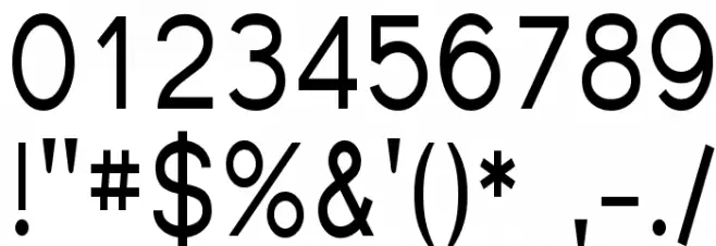 SF Florencesans Cond Font OTHER CHARS