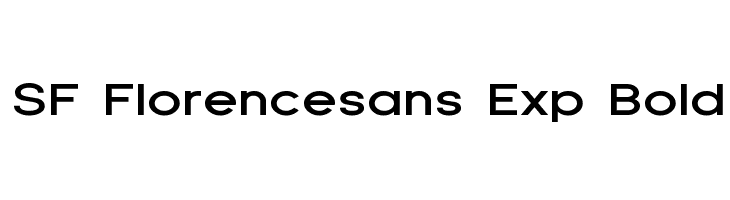 SF Florencesans Exp Bold फ़ॉन्ट