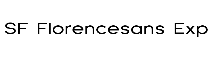 SF Florencesans Exp Font