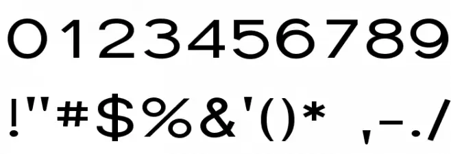 SF Florencesans Exp Font OTHER CHARS