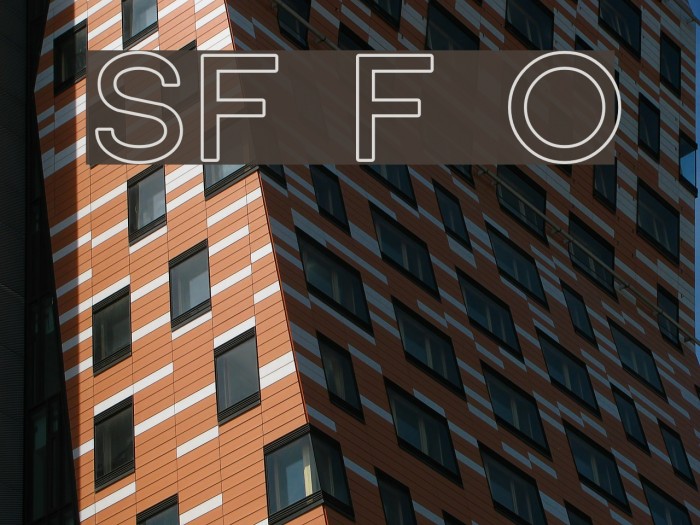 SF Florencesans Outline Font examples
