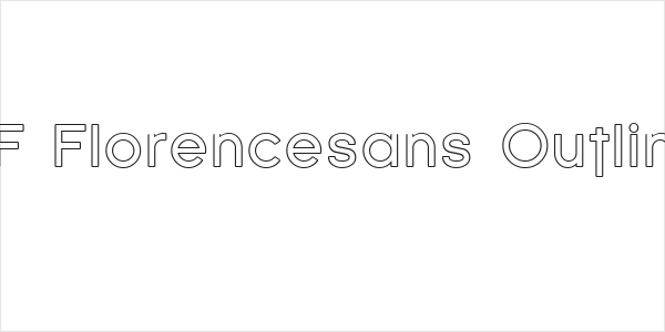 SF Florencesans Outline Logo